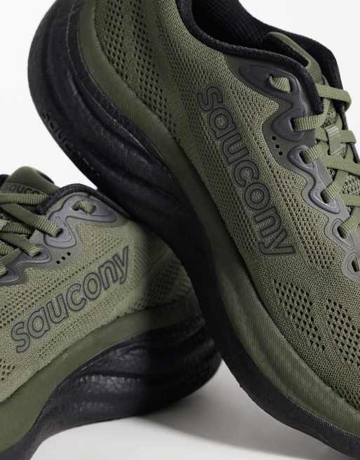 Saucony Ride 19 hardloopsneakers in donkergrijs en zwart, 5 van 5