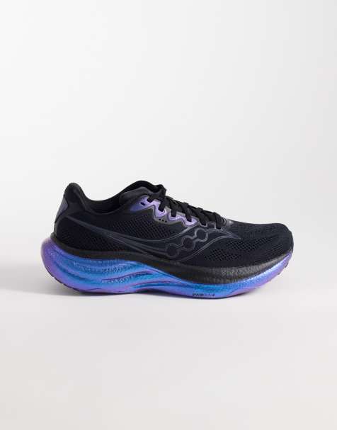 Saucony - Ride 19 - Sneakers da corsa nere e cielo notturno - view 1