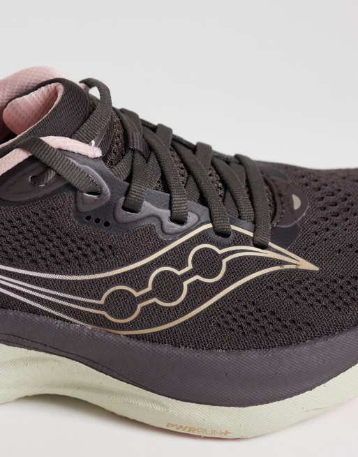 Saucony Ride 19 trainers in torte brown, 4 of 5
