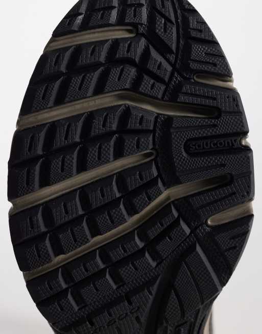 Saucony – Ride Millennium – Oliwkowo-czarne buty sportowe, 5 z 5