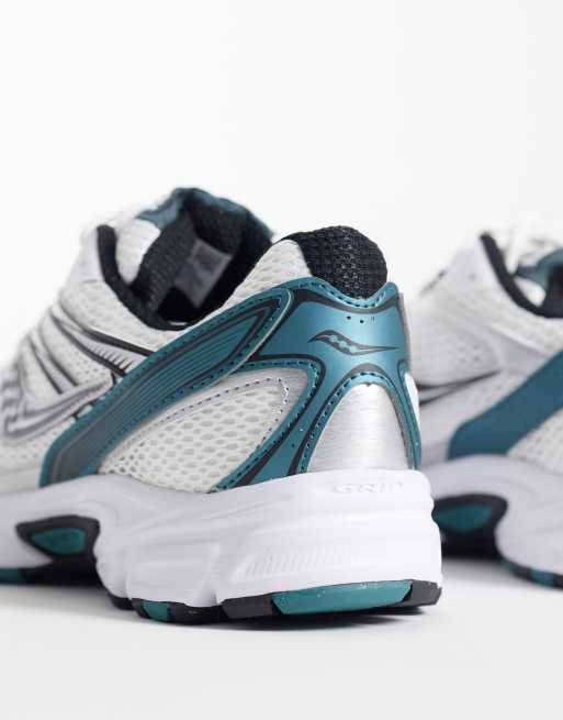 Saucony Ride Millennium trainers in white, 3 of 5
