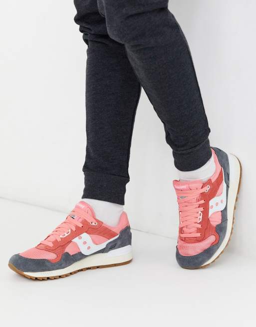 Saucony pink shadow 5000 trainers online