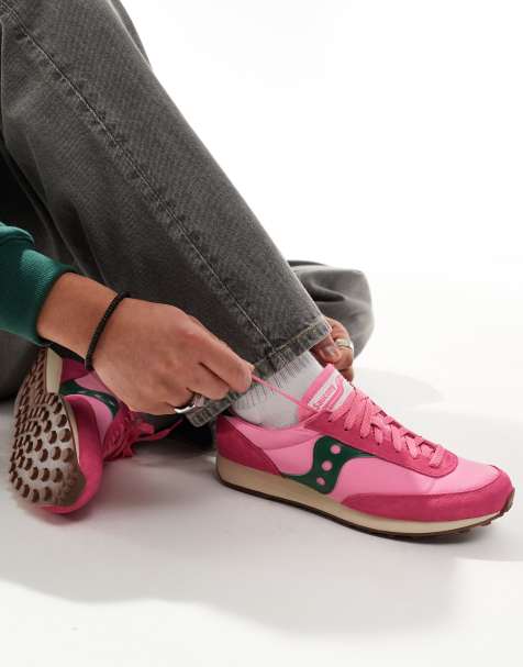 Saucony Trainer 80 sneakers in pink - view 1