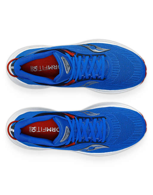 Saucony - Triumph 21 - Neutrale løbesneakers i koboltblå og sølvfarve, 4 af 4