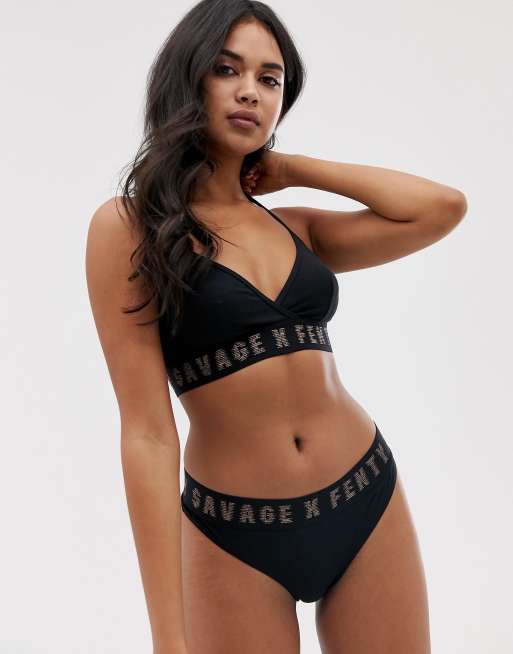 Savage X Fenty, Intimates & Sleepwear, Savage X Fenty Synthetic Logo  Unlined Bralette X