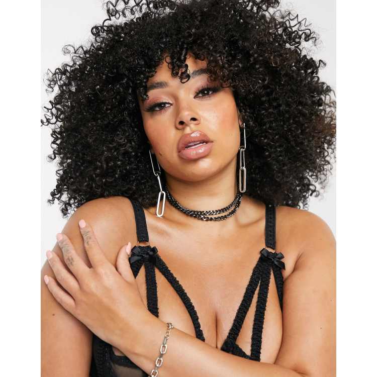 Savage X Fenty Black Low Impact Sports Bra 2X