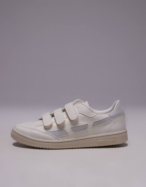 洋楽 Sayrie Saye unisex Modelo '89 strap sneakers in gray | ASOS