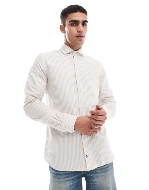 Scalpers - Abbot Se - Camicia grigia a righe
