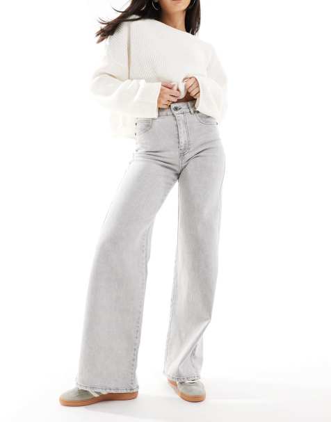 Scalpers - Air - Pantaloni in denim grigio chiaro - view 1