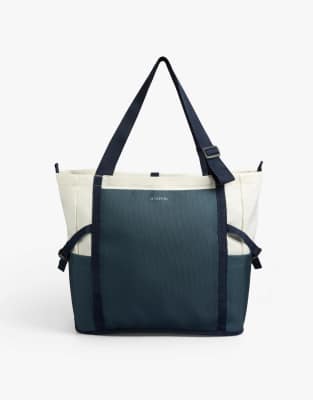 allen bag in grayish blue