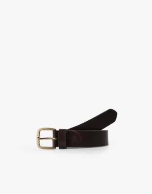 almond belt in brown