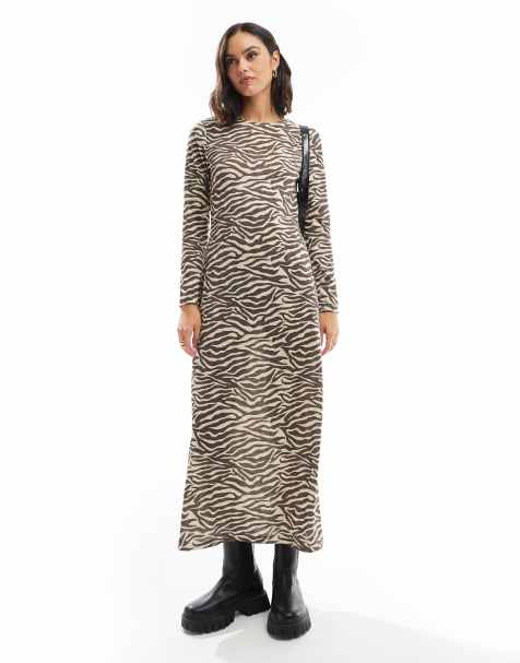 Scalpers Animal Dress In Animal Print  