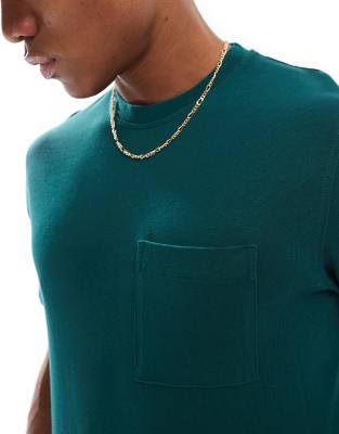 Scalpers Attic Pocket Tee In Green