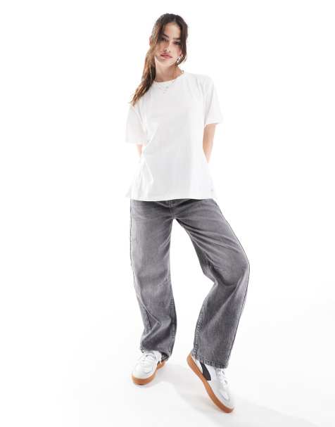 Scalpers back knot tee in white - view 1