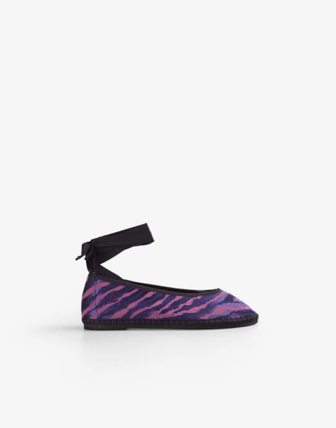 Scalpers - Ballerina's van stof in paars - view 1