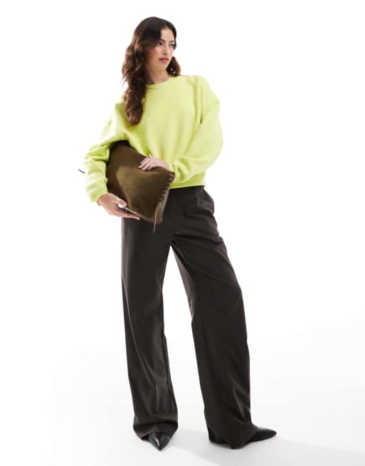Scalpers – Basic Band – Limettengrüner Pullover