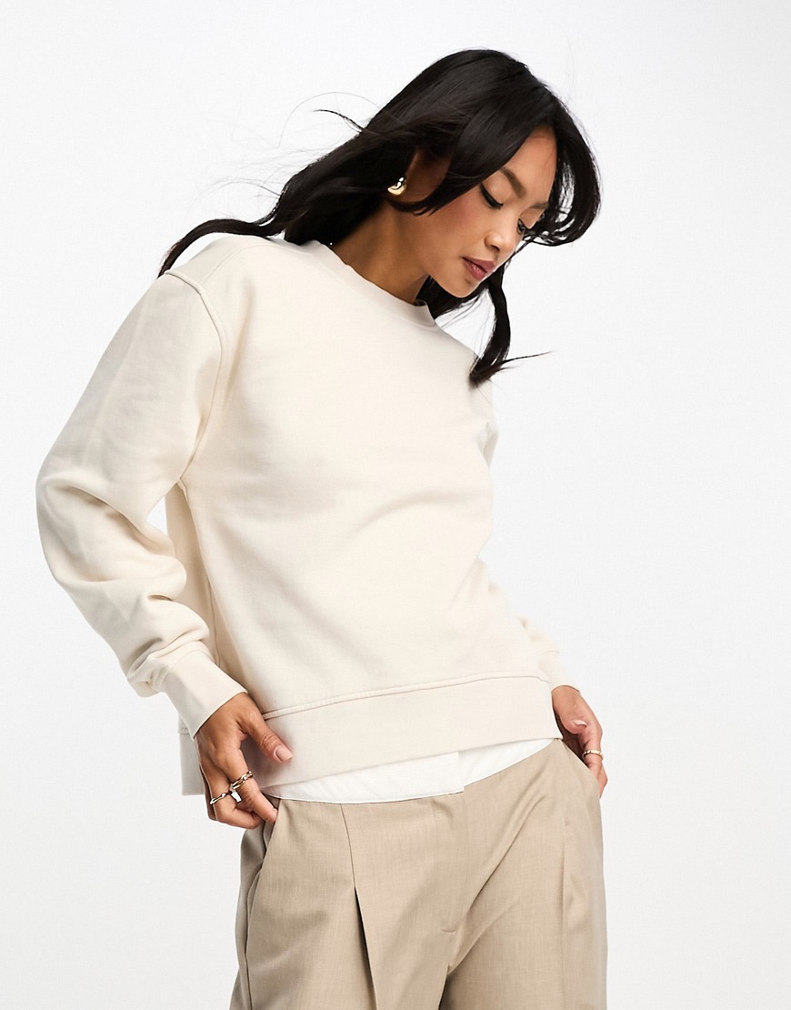 Scalpers basic fade sweater in natural-Neutral