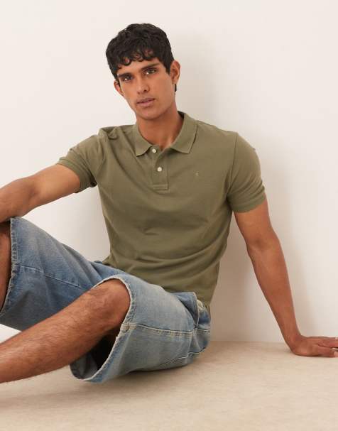 Scalpers Basic polo II shirt in khaki - view 1