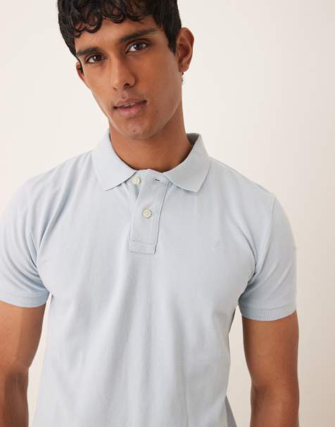 Scalpers Basic polo II shirt in light blue - view 1