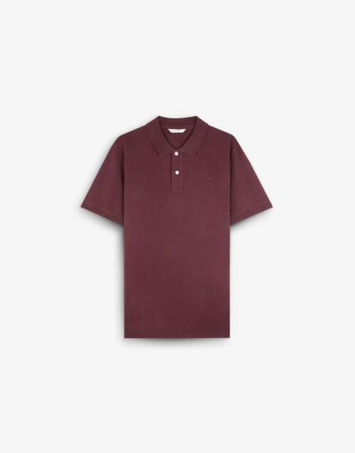 Scalpers - Basic polo in bordeauxrood