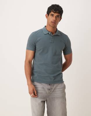 Scalpers Basic Polo Shirt In Green