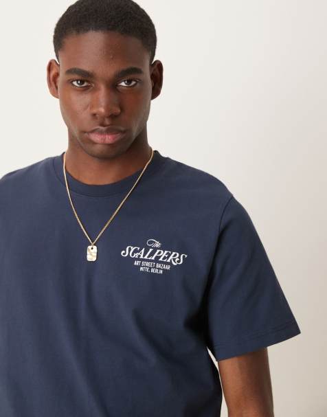Scalpers - Bazaar - T-shirt - Bleu marine - view 1