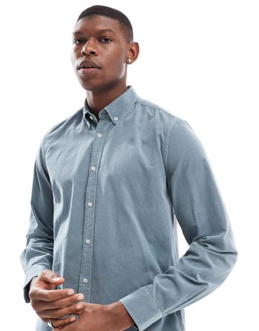 Scalpers - Bd - Camicia kaki in velluto a coste