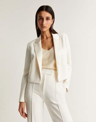 Shop Scalpers bianca short blazer in off white Online – Trendy & Affordable Fashion