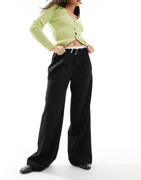 Scalpers Black Pant In Black  