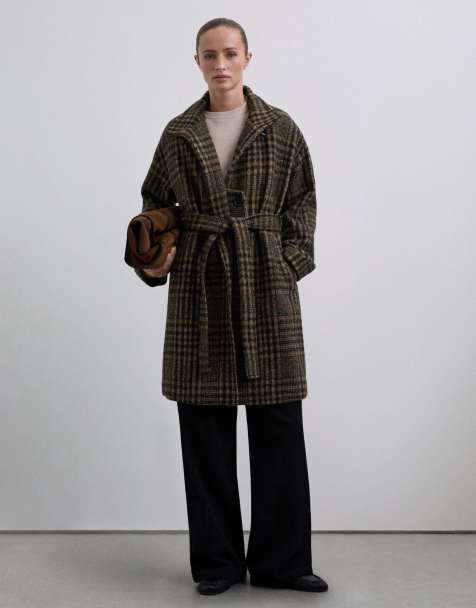 Scalpers - Blackcheck - Cappotto nero/senape a quadri - view 1