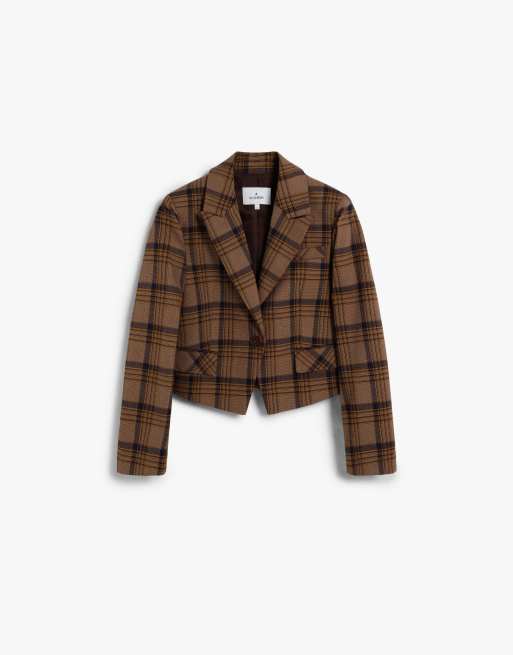 Scalpers - Blazer court à carreaux - Multicolore