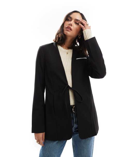 Scalpers Blazer In Black   - view 1