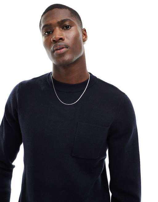 Scalpers - Boho - Maglione blu navy