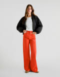 [Scalpers] Scalpers bomber collar jacket in black L Black