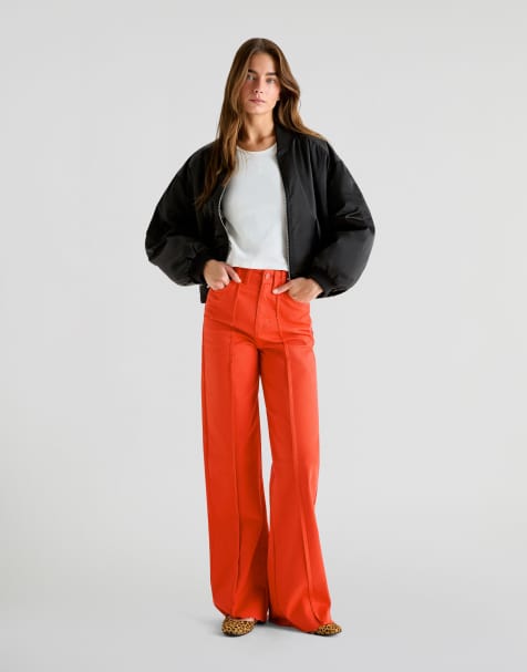 Scalpers – Bomberjacke in Schwarz mit Kragen - view 1