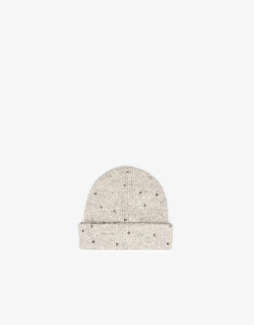 Scalpers - Bonnet en maille à clous - Gris
