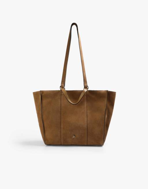 Scalpers - Borsa in camoscio cammello