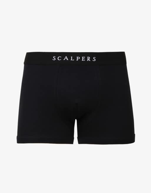 Scalpers – Boxershorts in Schwarz