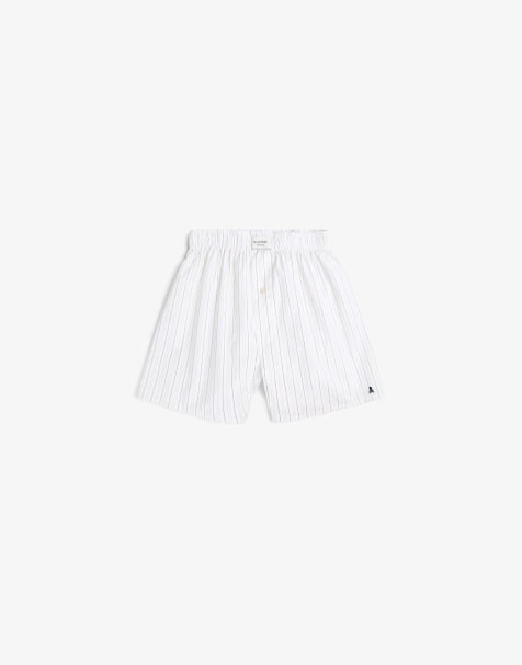 Scalpers – Boxershorts mit burgunderroten Streifen - view 1