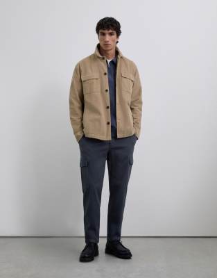 Scalpers - Brea - Pantalon cargo - Bleu marine foncé