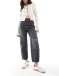 [Scalpers] Scalpers Broken buttons denim pants in dark grey 38 Dark grey