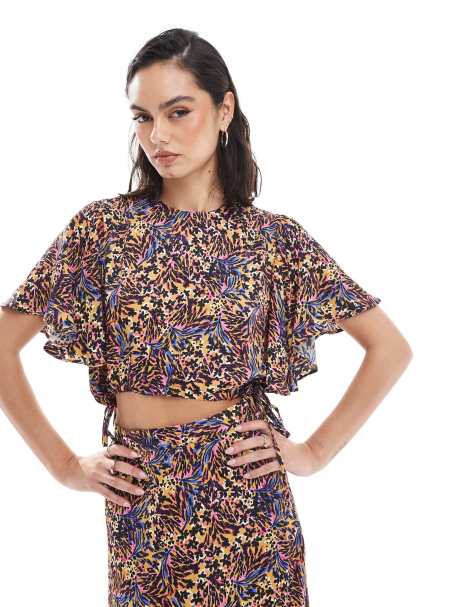 Scalpers – Bunte Hemdbluse aus Cord - view 1