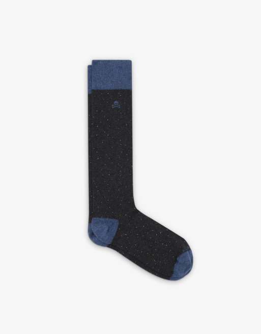 Scalpers - Calzini blu navy a pois