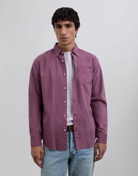 Scalpers - Camicia color bordeaux - view 1