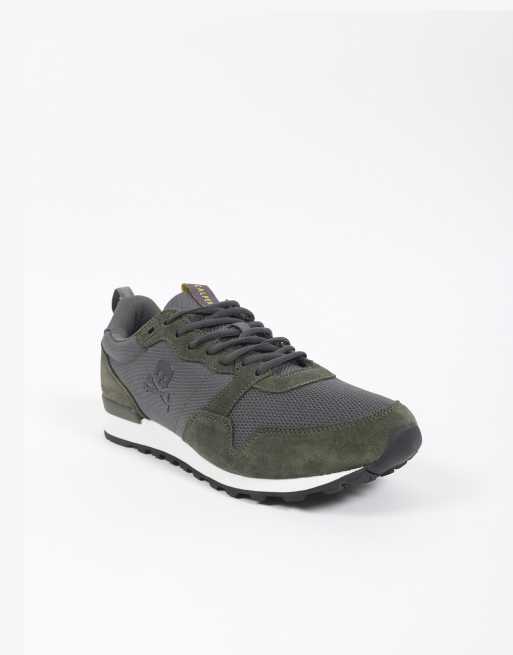 Scalpers Canadian sneakers in khaki and gray