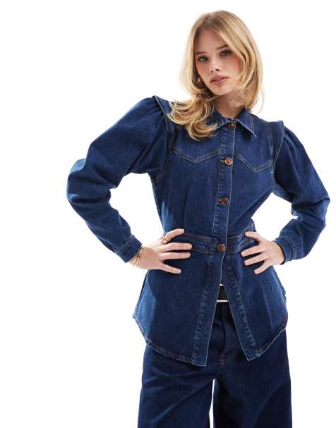 Scalpers - Candy - Chemise en jean - Indigo - view 1