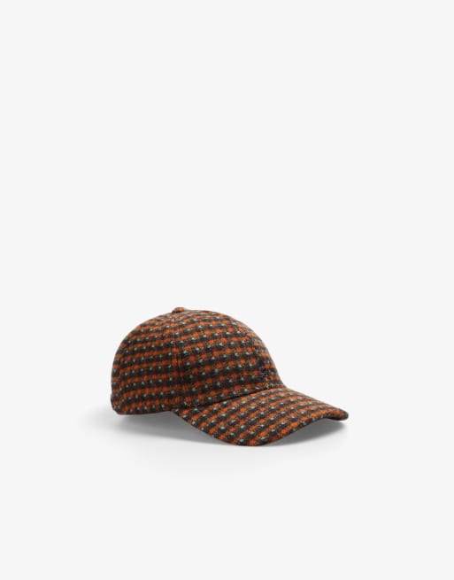 Scalpers - Cappellino arancione a quadri