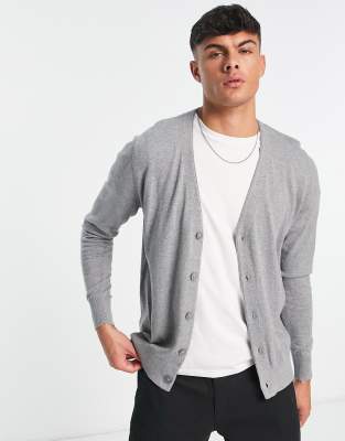 cardigan in gray