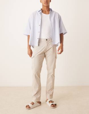 Scalpers Cargo Pants In Neutral