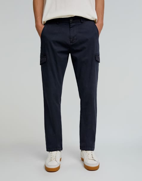 Scalpers – Cargohose in Marineblau - view 1